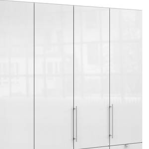 Vouwdeurkast Loft II Havanna / Wit glas - 250 x 216 cm