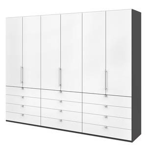 Armoire à portes pliantes Loft II Havanna / Blanc - 300 x 236 cm