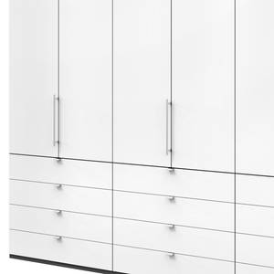 Armoire à portes pliantes Loft II Havanna / Blanc - 300 x 236 cm