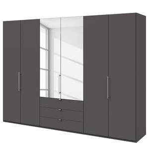 Vouwdeurkast Loft III Havanna - Hoogte: 216 cm - 2 spiegeldeuren