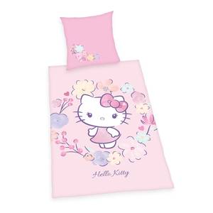 Parure de lit Hello Kitty Coton - Rose