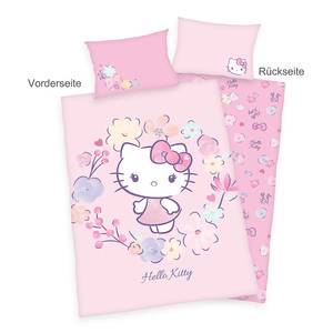 Parure de lit bébé Hello Kitty Coton - Rose