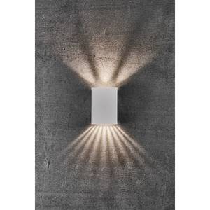 LED-wandlamp Fold I staal - 2 lichtbronnen