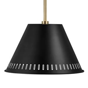 Hanglamp Pine staal - Zwart - Aantal lichtbronnen: 1