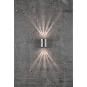 LED-wandlamp Canto V staal - 2 lichtbronnen