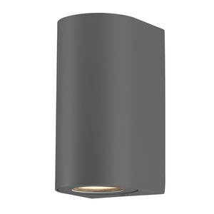 Wandlamp Canto III staal - 2 lichtbronnen