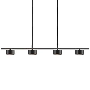 LED-Pendelleuchte Clyde II Stahl / Kunststoff- 4-flammig