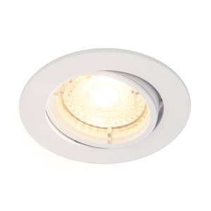 LED-Einbauleuchte Smartlight Stahl - 3-flammig - Weiß