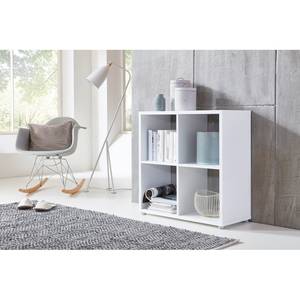 Open kast Nernier II Wit - Hoogte: 74 cm