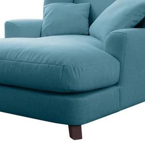 XXL Sessel Liwan Flachgewebe - Flachgewebe Gila: Marineblau