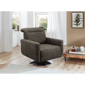 Fauteuil Montaner microvezel - Microvezel Priya: Antracitekleurig