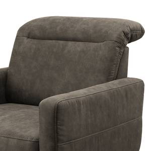 Fauteuil Montaner Microfibre - Microfibre Priya: Anthracite