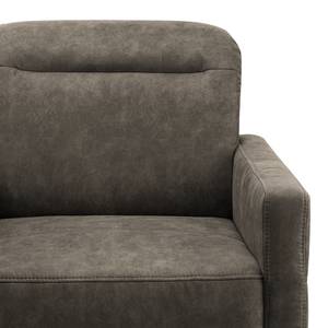 Fauteuil Montaner Microfibre - Microfibre Priya: Anthracite