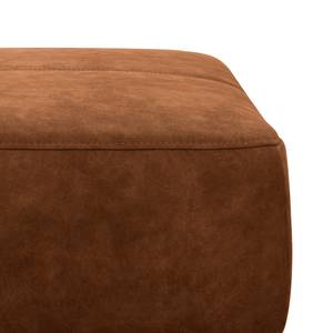 Repose-pieds Montaner Microfibre - Microfibre Priya: Cognac