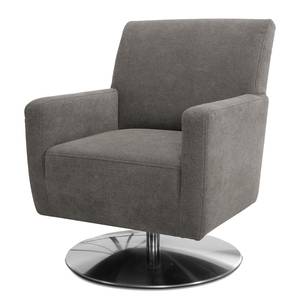 Fauteuil Lancie vlakweefsel - Platweefsel Camie: Grijs