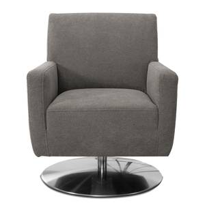 Fauteuil Lancie vlakweefsel - Platweefsel Camie: Grijs