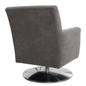 Fauteuil Lancie vlakweefsel - Platweefsel Camie: Grijs