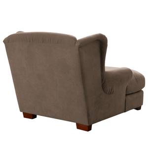 XXL-fauteuil Cebu geweven stof - Geweven stof Palila: Nougatkleurig