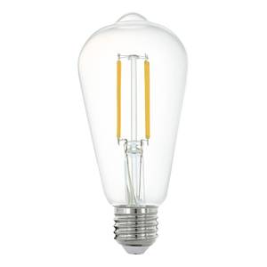 LED-Leuchtmittel Prunet Klarglas / Metall - 1-flammig
