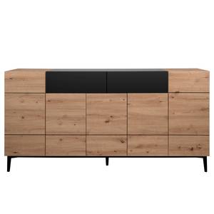 Dressoir Bedee I Artisan eikenhouten look/zwart