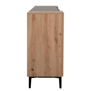 Dressoir Bedee I Artisan eikenhouten look/zwart