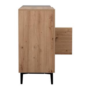 Kast Bedee I Artisan eikenhouten look/zwart