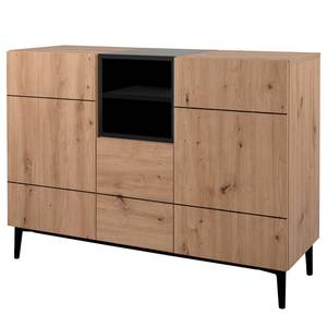 Kast Bedee II Artisan eikenhouten look/zwart