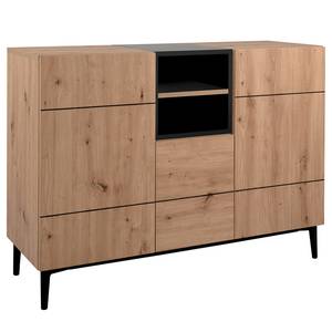 Kast Bedee II Artisan eikenhouten look/zwart