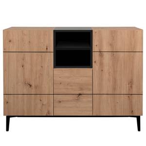 Kast Bedee II Artisan eikenhouten look/zwart