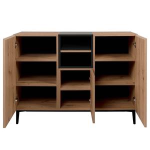 Kast Bedee II Artisan eikenhouten look/zwart