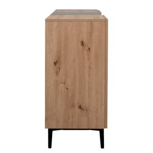 Kast Bedee II Artisan eikenhouten look/zwart