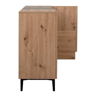 Kast Bedee II Artisan eikenhouten look/zwart