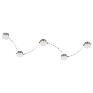 LED-plafondlamp Lima I polyetheen/ijzer - 1 lichtbron