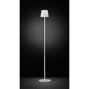 Lampadaire Genk Blanc - Métal - Matière plastique - 20 x 115 x 20 cm