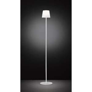 Lampadaire Genk Blanc - Métal - Matière plastique - 20 x 115 x 20 cm