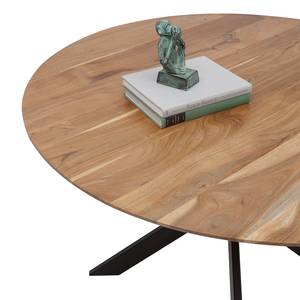 Eettafel Cairon massief acaciahout/ijzer - acaciahout/zwart