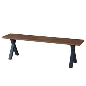 Banc Lasalle Imitation chêne foncé