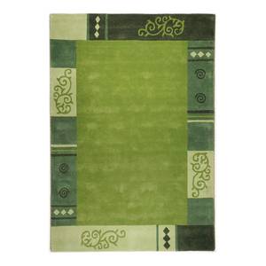 Tapis en laine Ambadi 100 % laine vierge - Vert - 160 x 230 cm