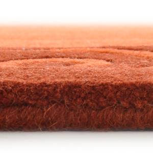 Wollen vloerkleed Ambadi 100% scheerwol - Terracotta - 120 x 180 cm