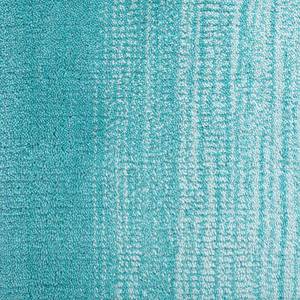 Tapis Wool Star Laine vierge / Polyester - Turquoise - 70 x 140 cm