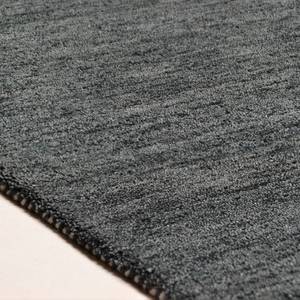 Laagpolig vloerkleed Manhattan textielmix - Antraciet - 70 x 140 cm