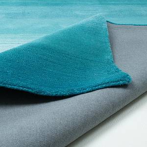 Tapis Wool Star Laine vierge / Polyester - Turquoise - 190 x 290 cm