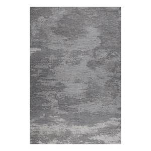 Tapis Kapstadt Cloud Tissu mélangé / Latex - Argenté - 68 x 140 cm