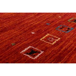 Tapis Lori Star I Laine vierge / Coton - Rouge - 140 x 200 cm