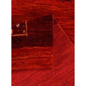 Laagpolig vloerkleed Lori Star I Scheerwol/katoen - Rood - 140 x 200 cm