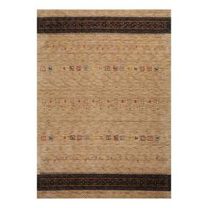 Tapis Lori Star I Laine vierge / Coton - Marron clair - 70 x 140 cm