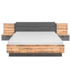 Bedframe Lechelle Bruin - Plaatmateriaal - 306 x 100 x 213 cm