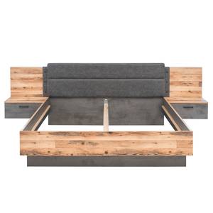 Bedframe Lechelle Bruin - Plaatmateriaal - 306 x 100 x 213 cm