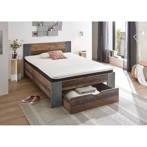 Bedframe Avrille Old Style donker look