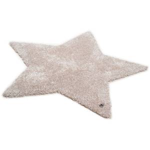 Hoogpolig vloerkleed Soft Star kunstvezels - beige